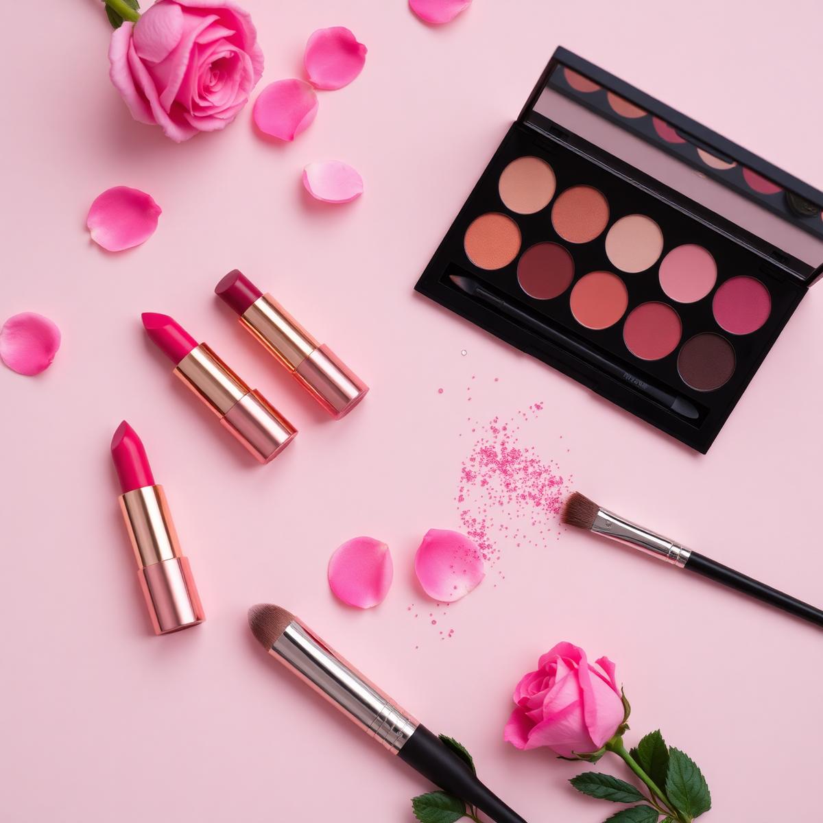 Jennisse Makeup flat lay